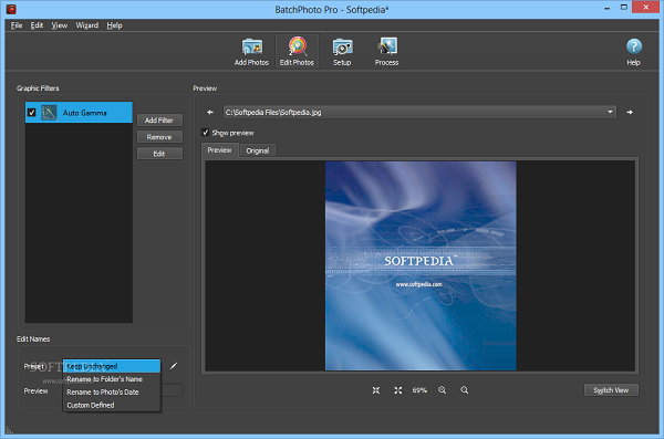 download the new version BatchPhoto Pro