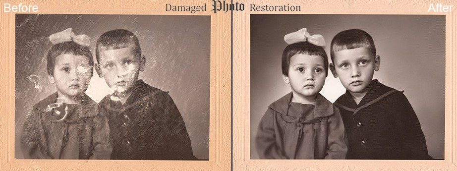 Restoring damaged photos