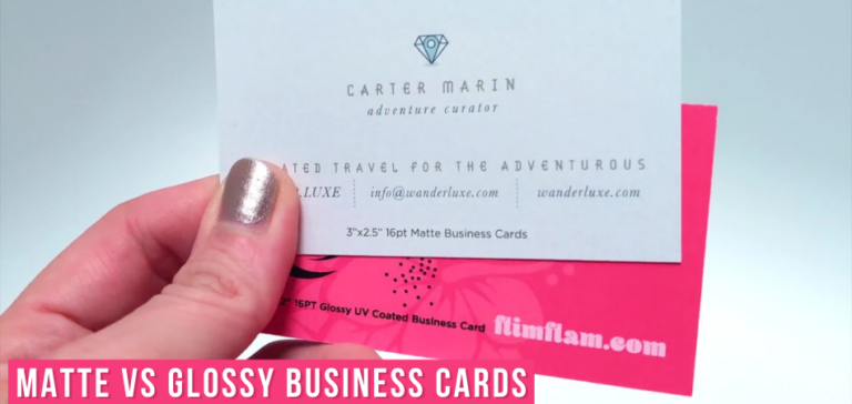 Matte Vs Glossy Business Cards Which One Should You Choose 7911