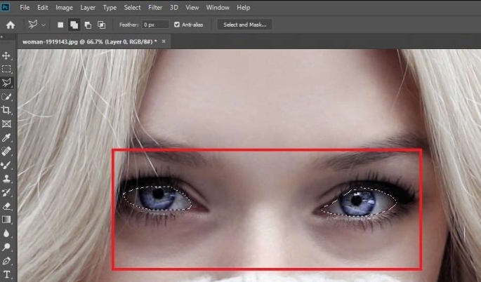 Select Eyes In Photoshop