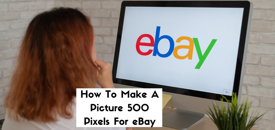 How To Make A Picture 500 Pixels For eBay