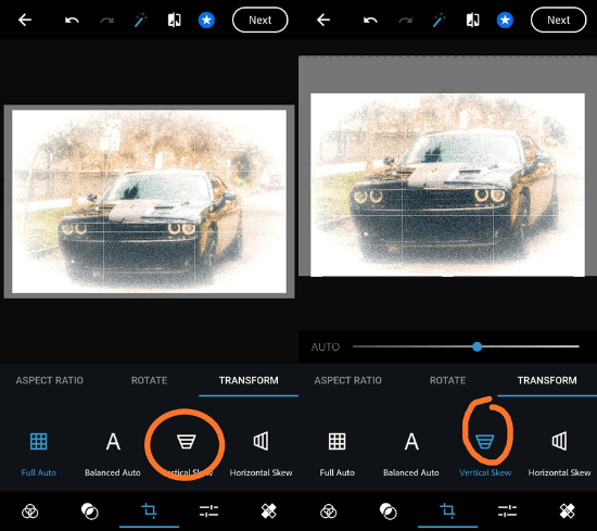 Add Final Touches to Edit Car Photos On Andriod