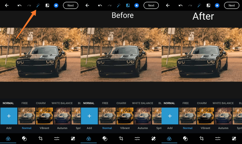 Enhance The Image to Edit Car Photos On Andriod