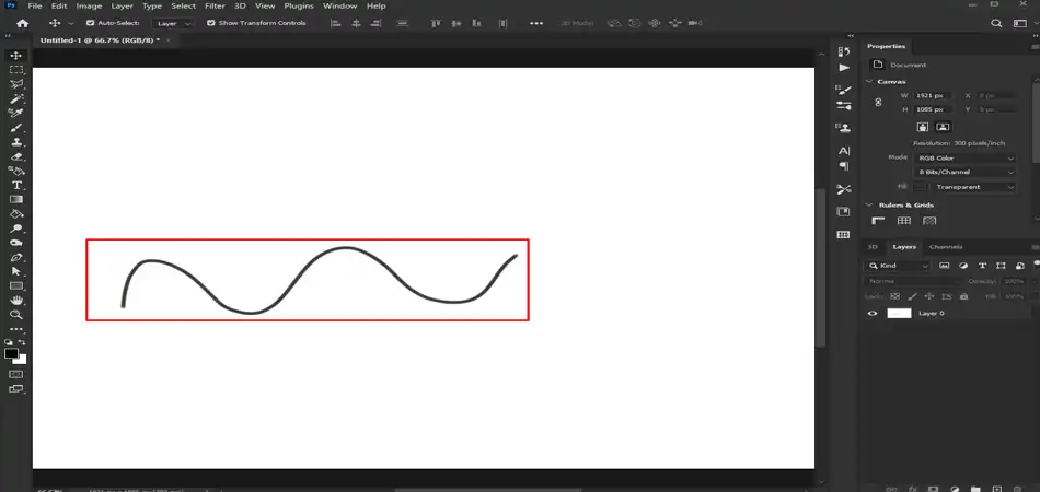 How to Make a Curved Line in Photoshop? 4 Ways