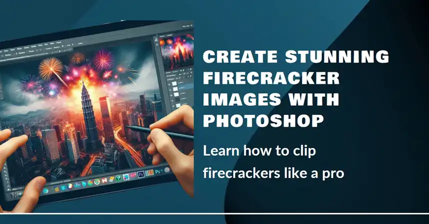 Firecracker Clipping Path in Photoshop 