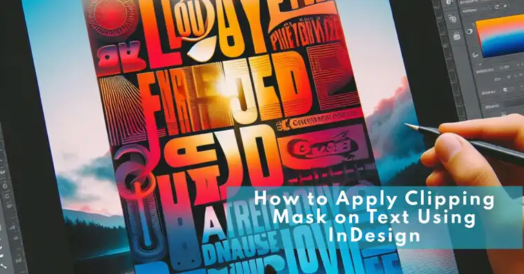 InDesign Clipping Mask Text 